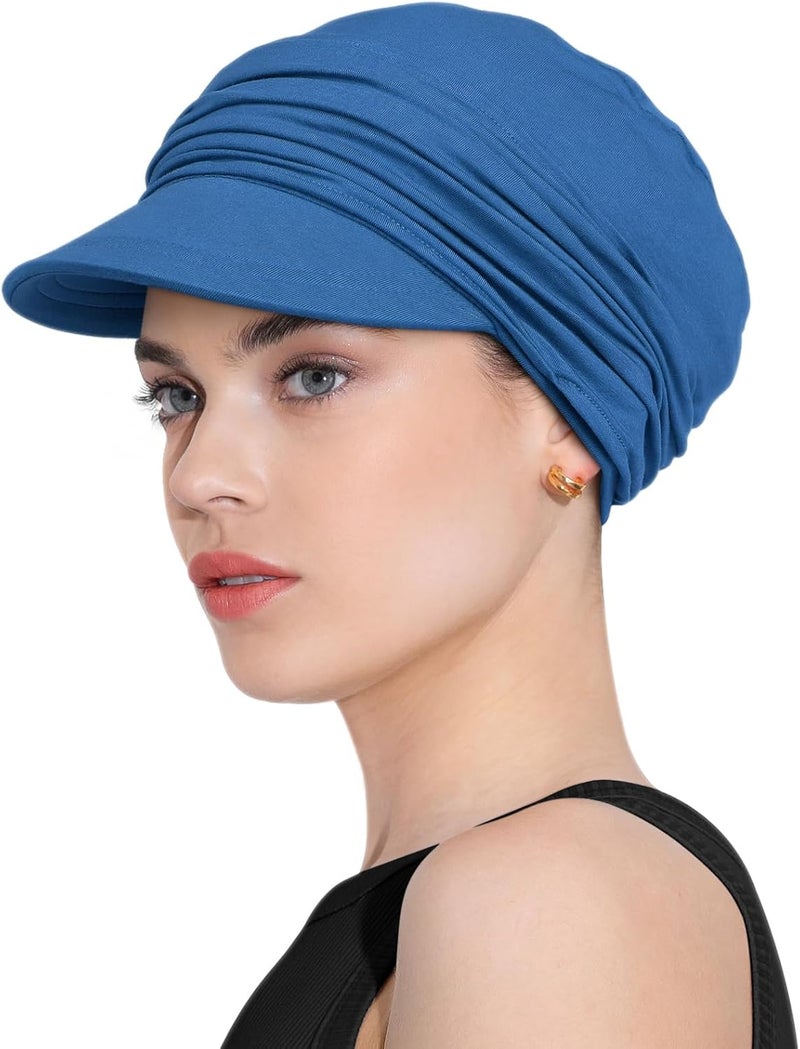 Awefeel Chemo Headwear Viscose Newsboy Cap for Women Fall and Winter Hats - Image 3